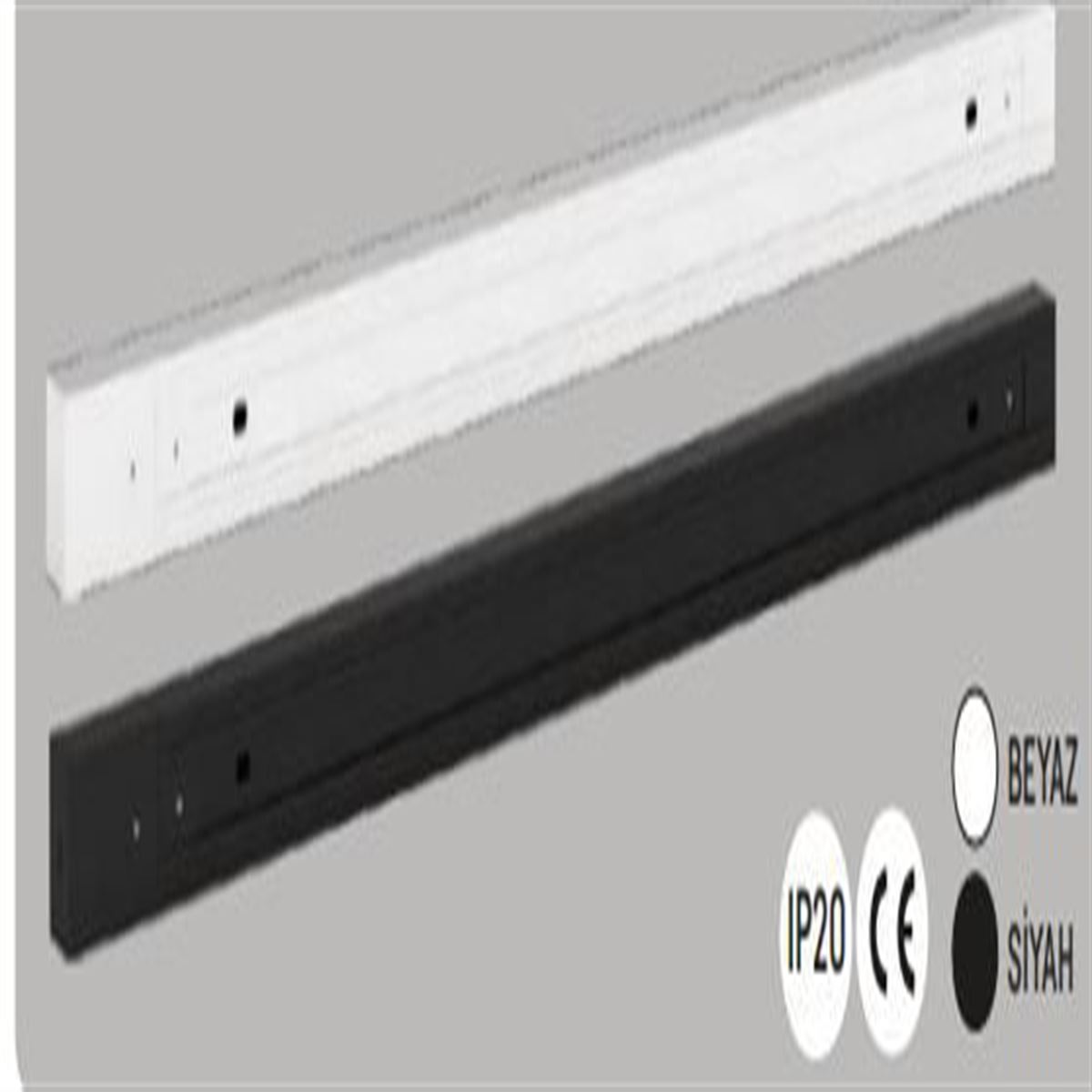 3 MT MONOFAZE PVC RAY BEYAZ 1
